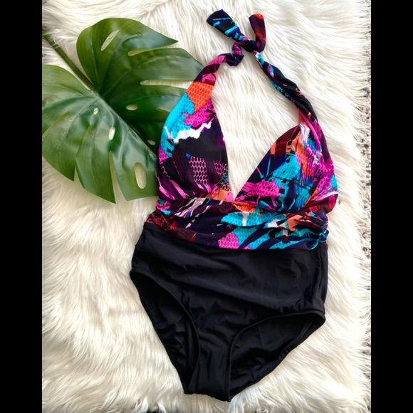 *sold.8  NWT Stunning Tropical Swimsuit - Picture 4 of 16